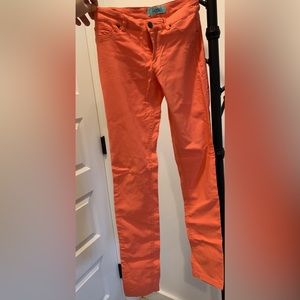 Coral colored stretch pants (medium)